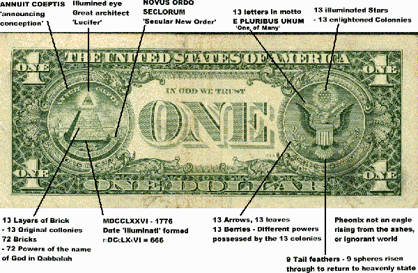 american 1 dollar bill illuminati. The Illuminati is the oldest